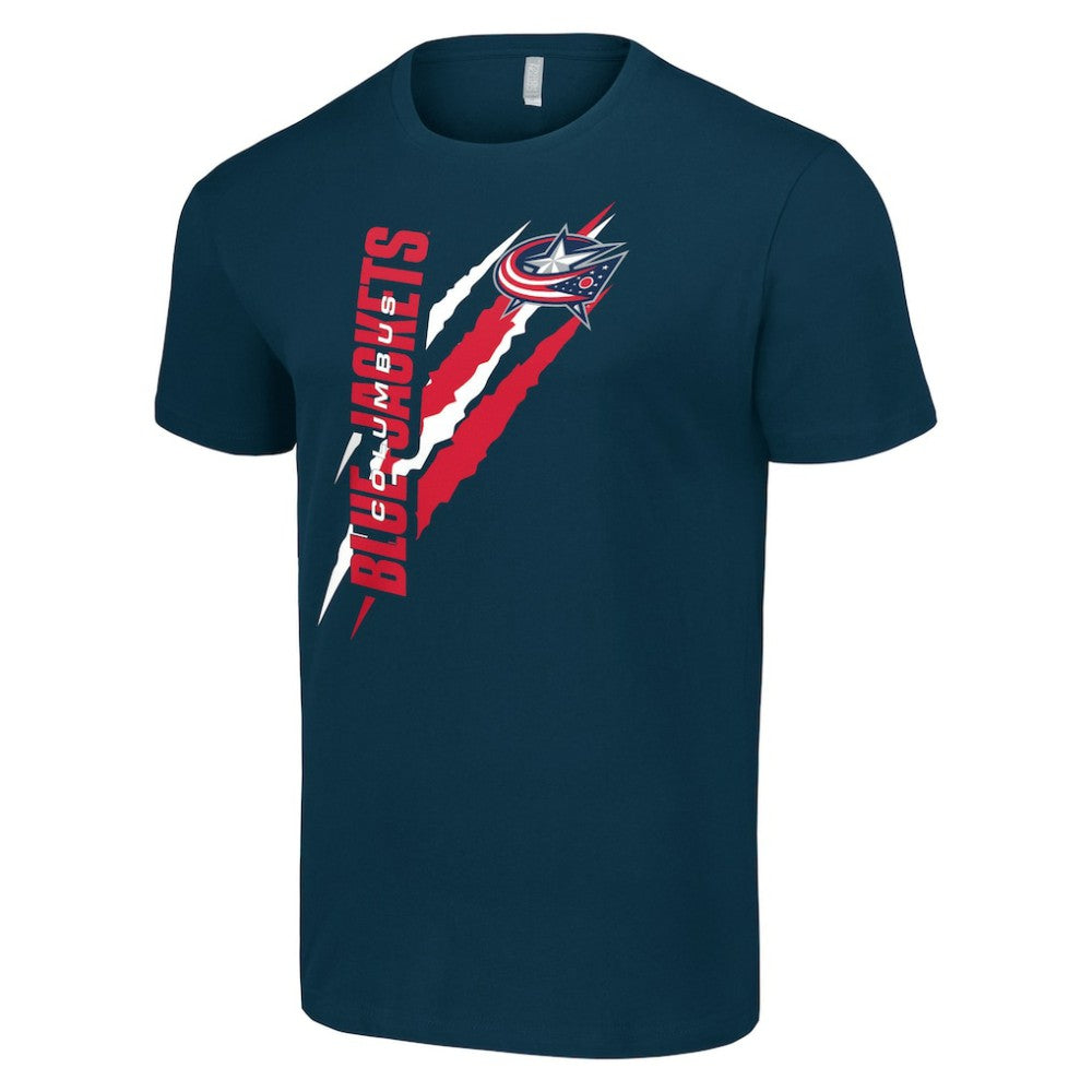 Columbus Blue Jackets Starter Color Scratch T-Shirt - Navy | US 201076214