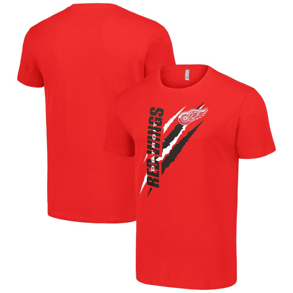 Detroit Red Wings Starter Color Scratch T-Shirt - Red | US 201076222