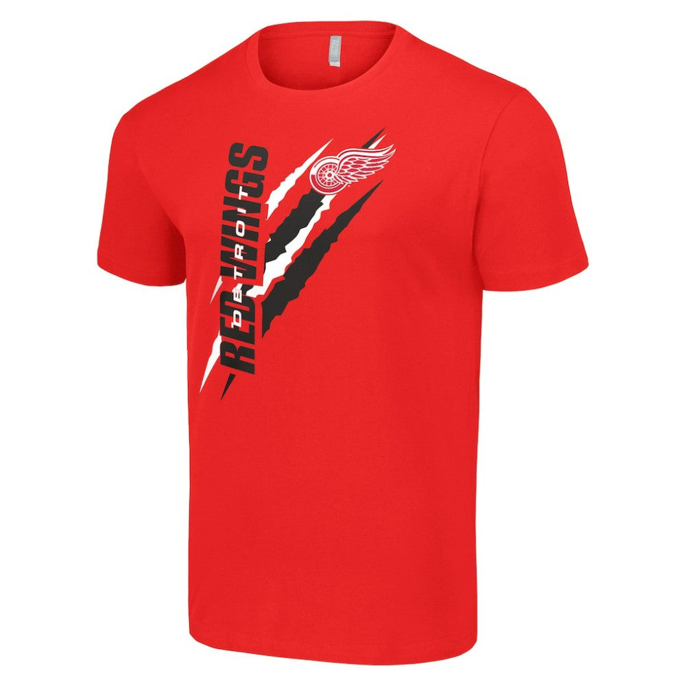 Detroit Red Wings Starter Color Scratch T-Shirt - Red | US 201076222