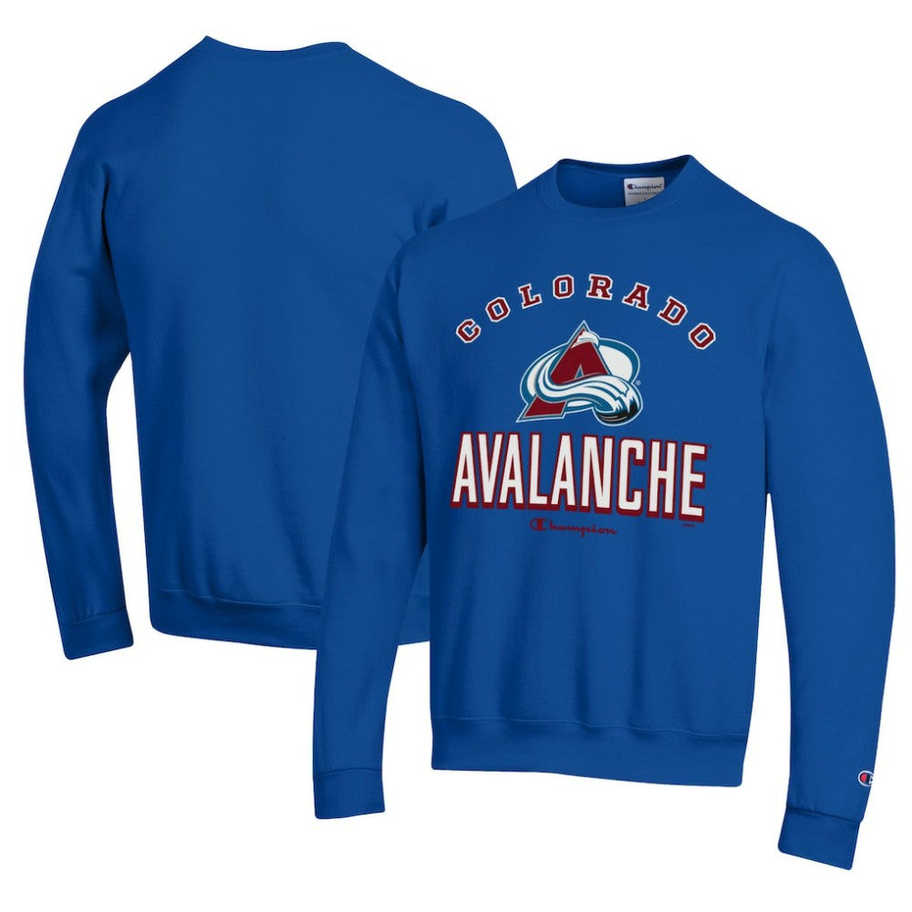 Colorado Avalanche Champion Eco Powerblend Crewneck Sweatshirt - Royal | US 201078081