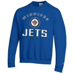 Winnipeg Jets Champion Eco Powerblend Crewneck Sweatshirt - Royal | US 201078082