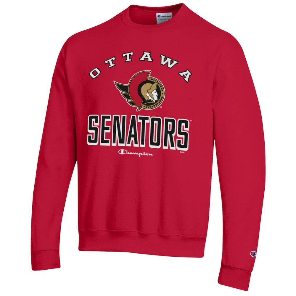 Ottawa Senators Champion Eco Powerblend Crewneck Sweatshirt - Red | US 201078095