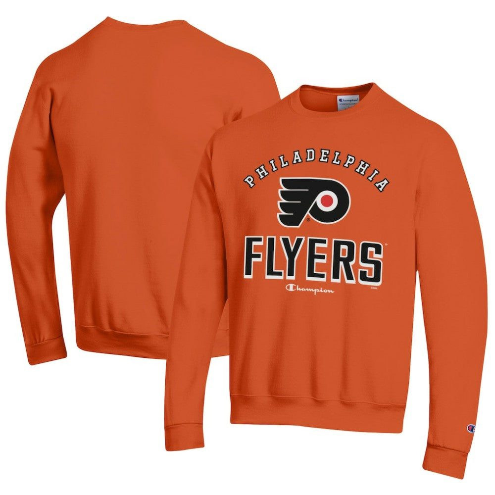 Philadelphia Flyers Champion Eco Powerblend Crewneck Sweatshirt - Orange | US 201078096