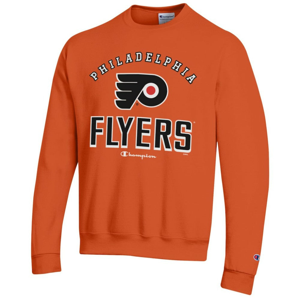 Philadelphia Flyers Champion Eco Powerblend Crewneck Sweatshirt - Orange | US 201078096