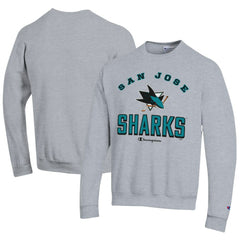 San Jose Sharks Champion Eco Powerblend Crewneck Sweatshirt - Gray | US 201078098