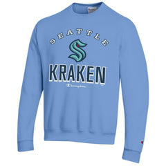 Seattle Kraken Champion Eco Powerblend Crewneck Sweatshirt - Light Blue | US 201078099