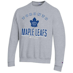 Toronto Maple Leafs Champion Eco Powerblend Crewneck Sweatshirt - Gray | US 201078102