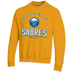 Buffalo Sabres Champion Eco Powerblend Crewneck Sweatshirt - Gold | US 201078108