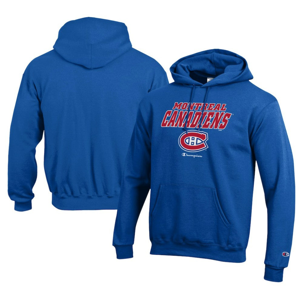 Montreal Canadiens Champion Eco Powerblend Pullover Hoodie - Royal | US 201078116