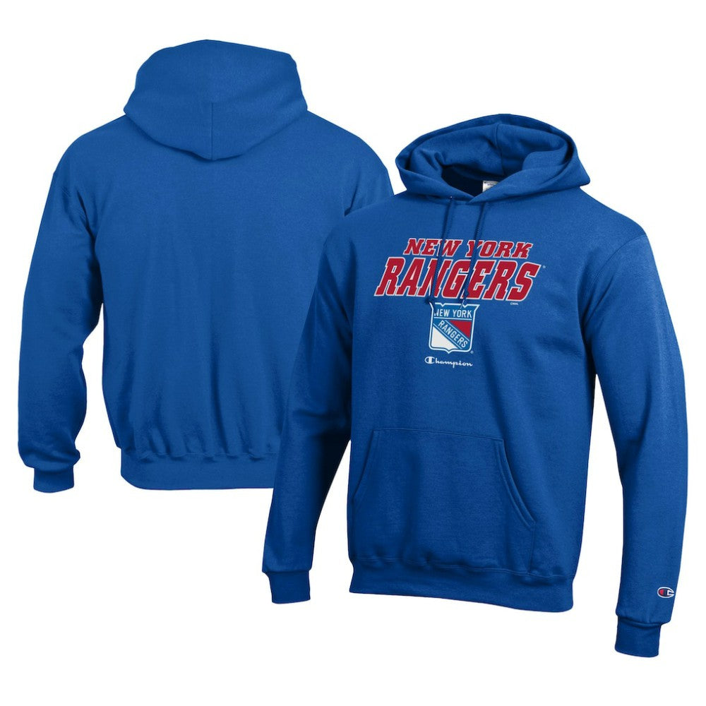 New York Rangers Champion Eco Powerblend Pullover Hoodie - Royal | US 201078120