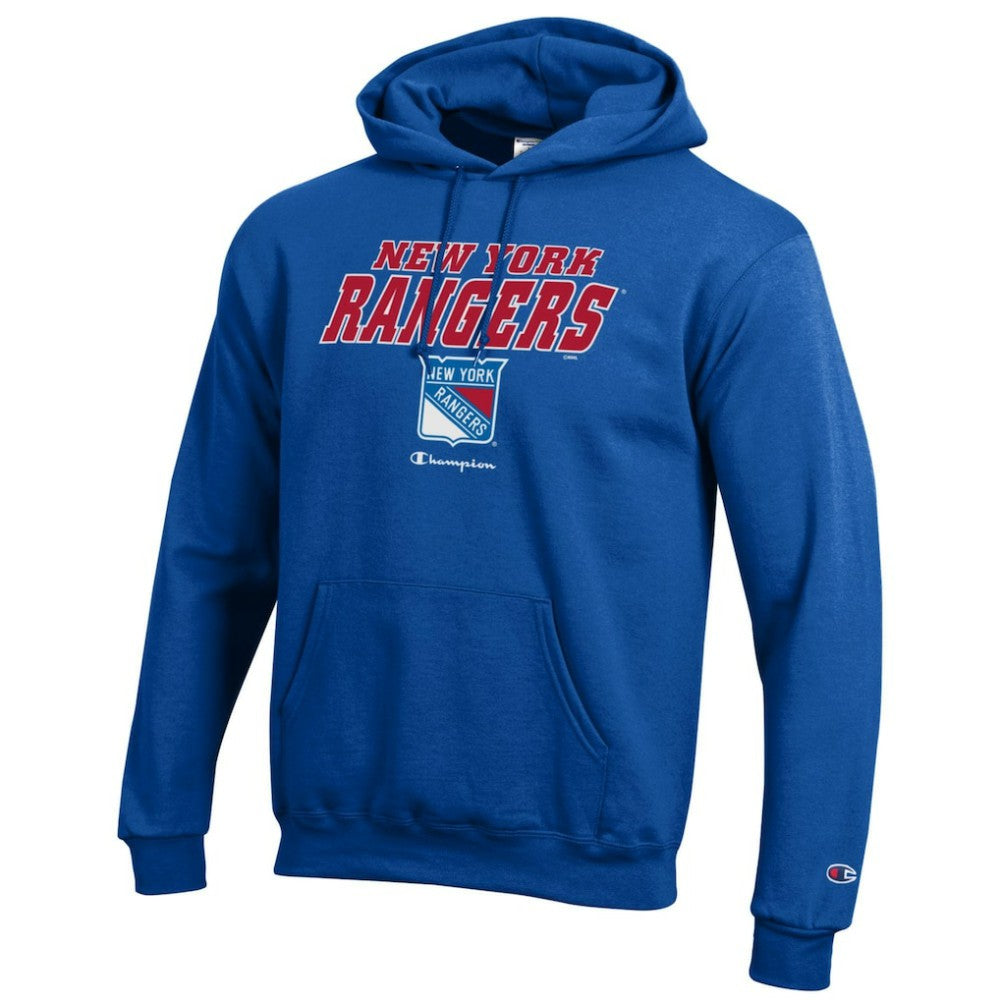 New York Rangers Champion Eco Powerblend Pullover Hoodie - Royal | US 201078120