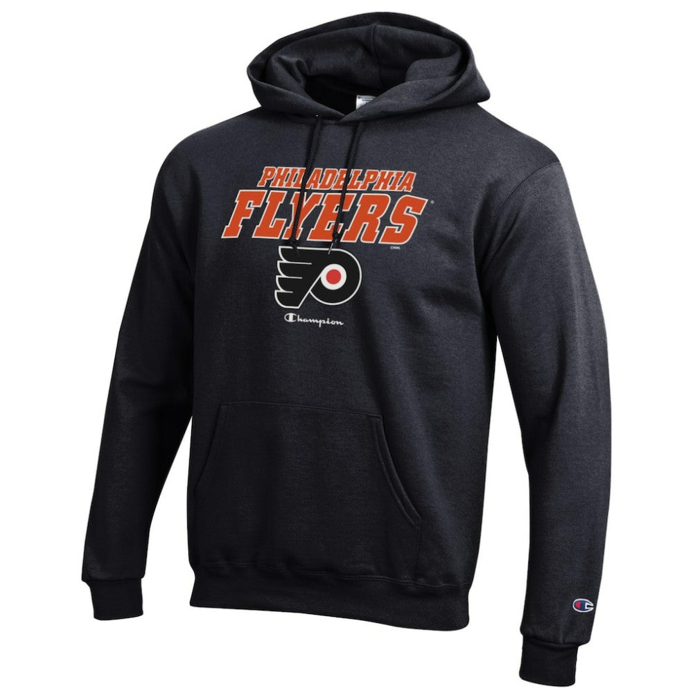 Philadelphia Flyers Champion Eco Powerblend Pullover Hoodie - Black | US 201078122