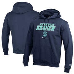 Seattle Kraken Champion Eco Powerblend Pullover Hoodie - Deep Sea Blue | US 201078125