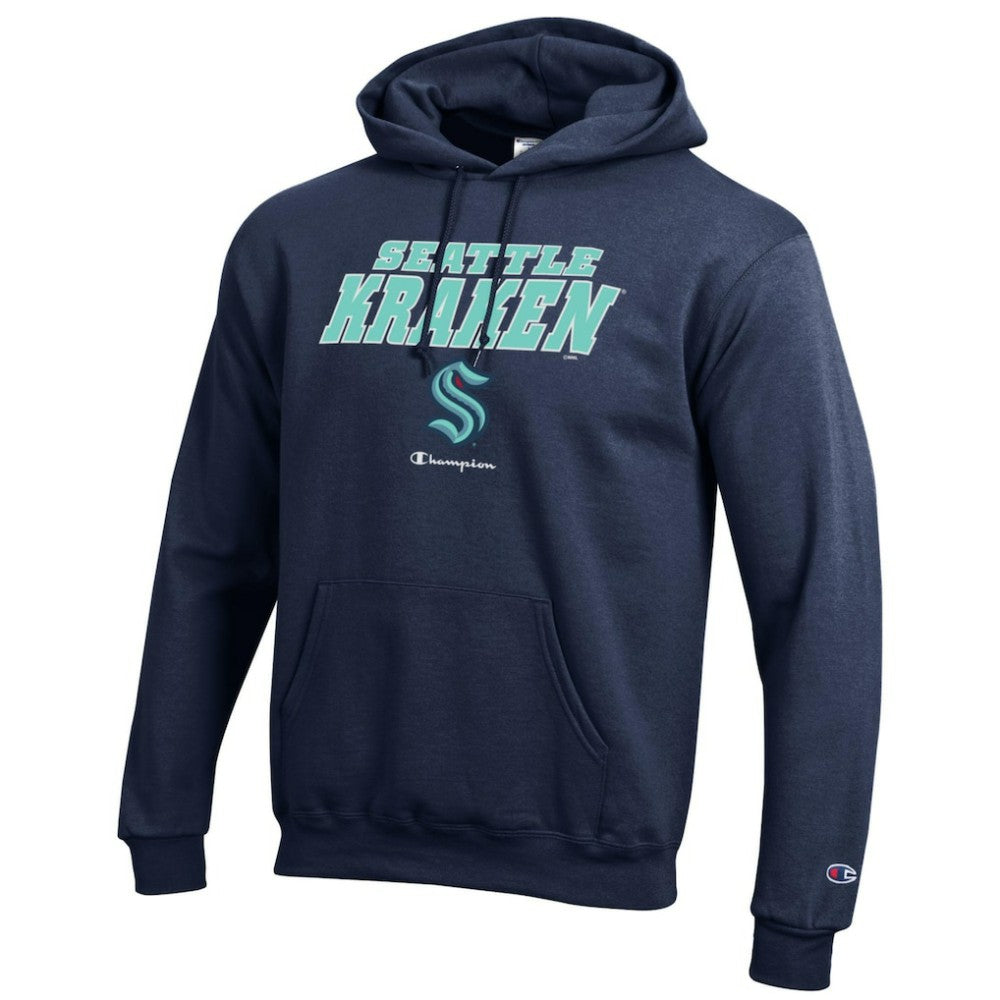 Seattle Kraken Champion Eco Powerblend Pullover Hoodie - Deep Sea Blue | US 201078125