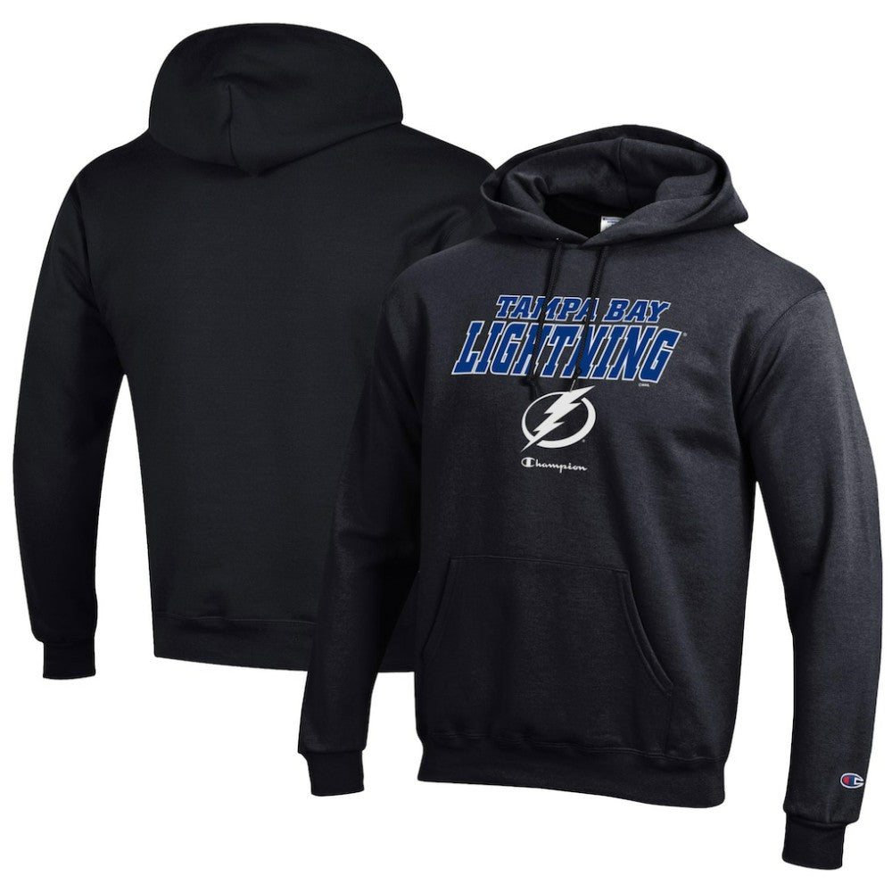 Tampa Bay Lightning Champion Eco Powerblend Pullover Hoodie - Black | US 201078127