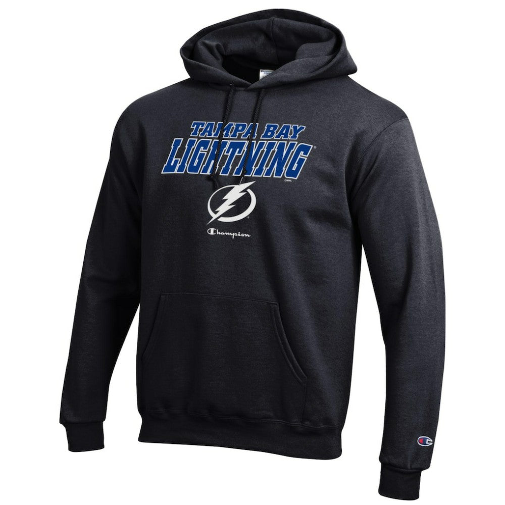 Tampa Bay Lightning Champion Eco Powerblend Pullover Hoodie - Black | US 201078127