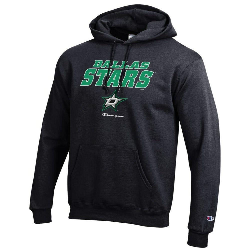 Dallas Stars Champion Eco Powerblend Pullover Hoodie - Black | US 201078140