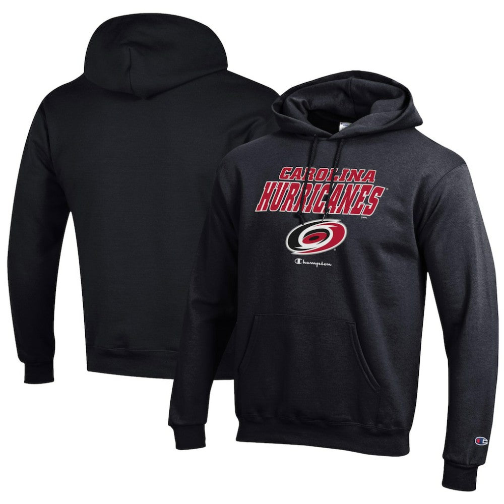 Carolina Hurricanes Champion Eco Powerblend Pullover Hoodie - Black | US 201078141