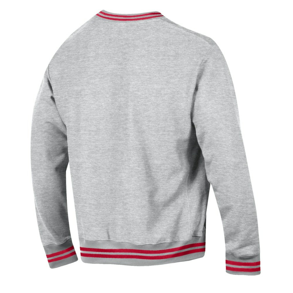 New York Rangers Champion Reverse Weave Yarn Dye Pullover Sweatshirt - Heather Gray | US 201078151