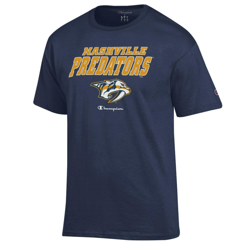 Nashville Predators Champion Jersey T-Shirt - Navy | US 201078179