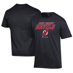New Jersey Devils Champion Jersey T-Shirt - Black | US 201078180