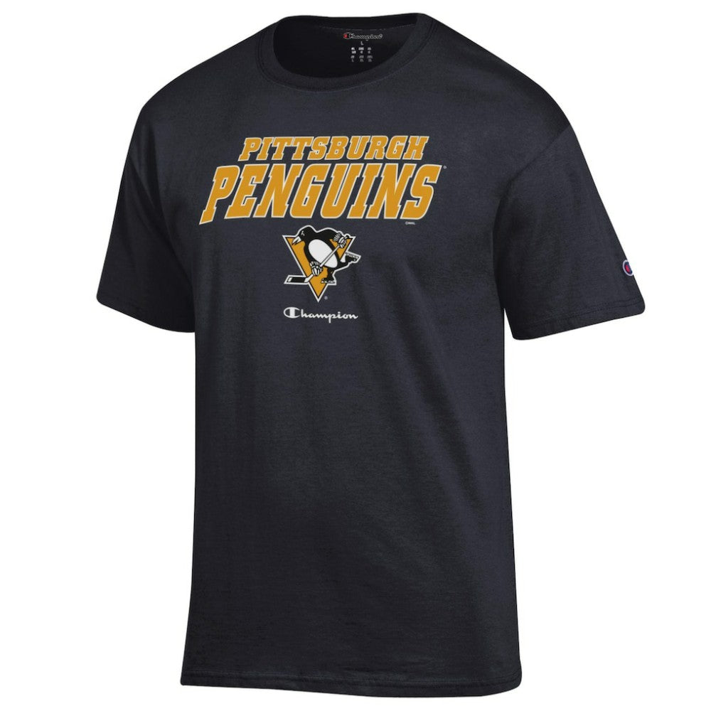 Pittsburgh Penguins Champion Jersey T-Shirt - Black | US 201078186