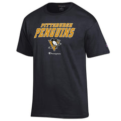 Pittsburgh Penguins Champion Jersey T-Shirt - Black | US 201078186