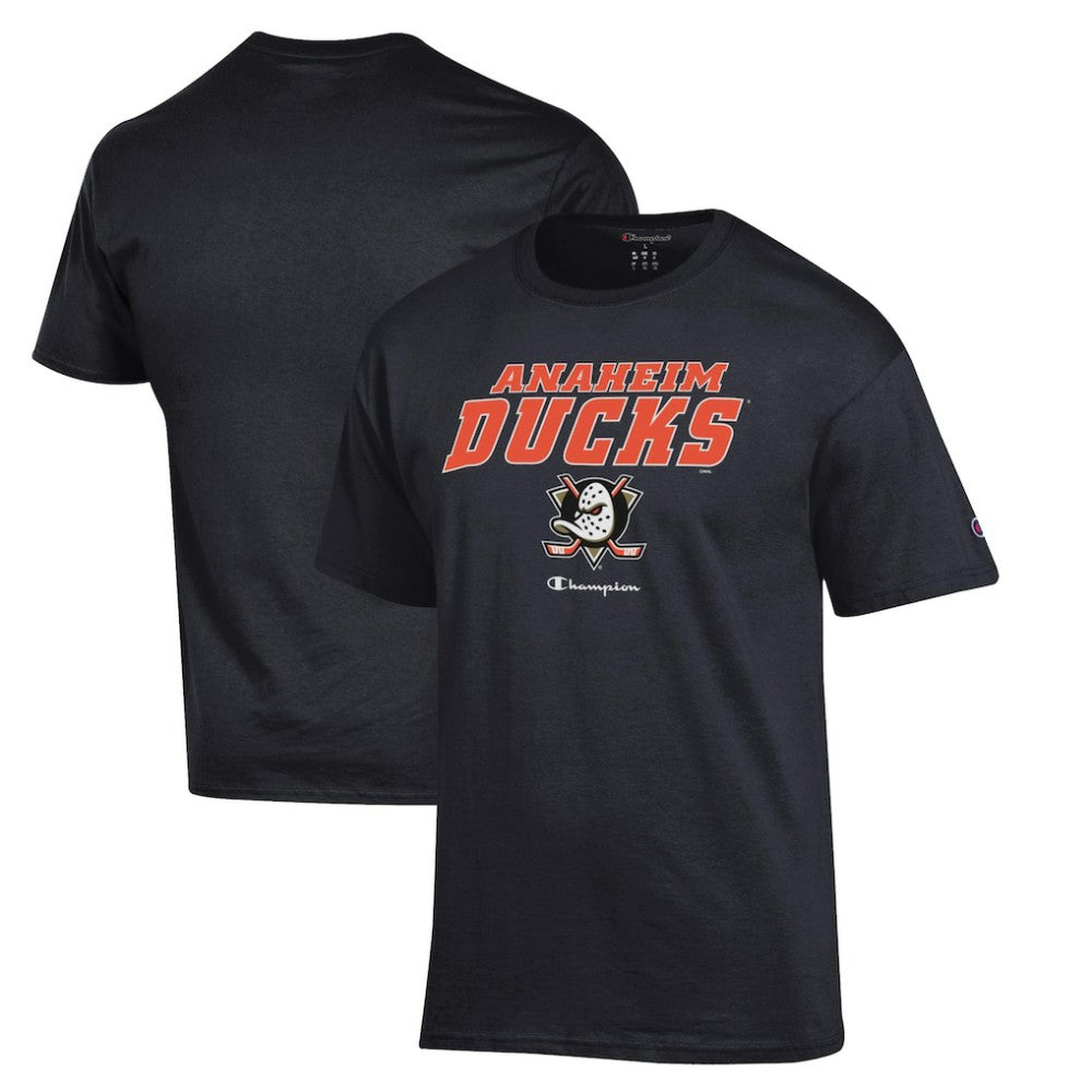 Anaheim Ducks Champion Jersey T-Shirt - Black | US 201078196