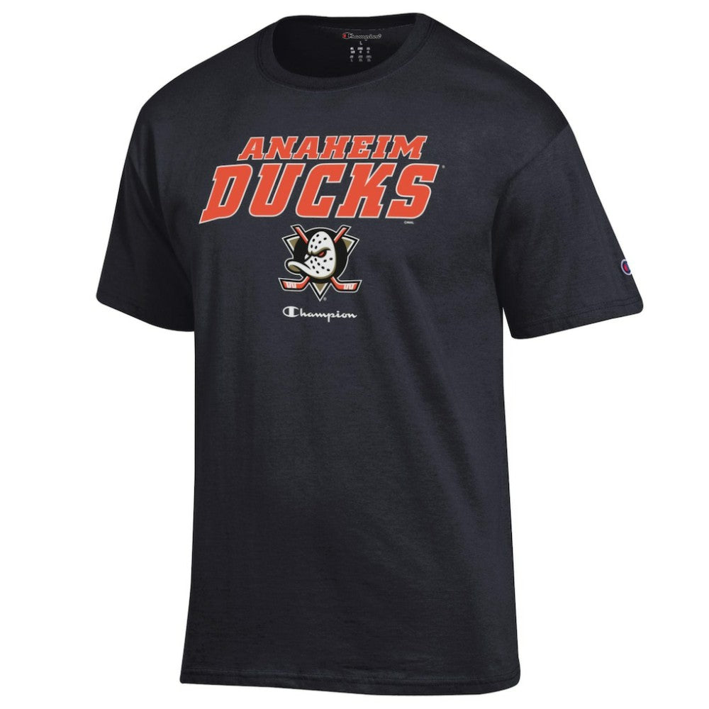 Anaheim Ducks Champion Jersey T-Shirt - Black | US 201078196
