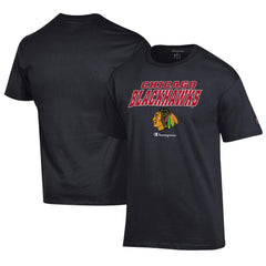Chicago Blackhawks Champion Jersey T-Shirt - Black | US 201078202