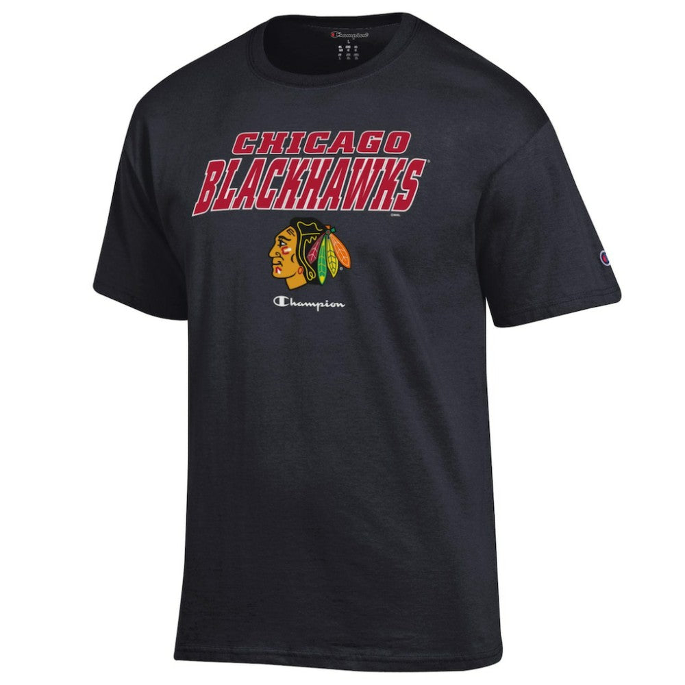 Chicago Blackhawks Champion Jersey T-Shirt - Black | US 201078202