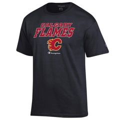 Calgary Flames Champion Jersey T-Shirt - Black | US 201078204