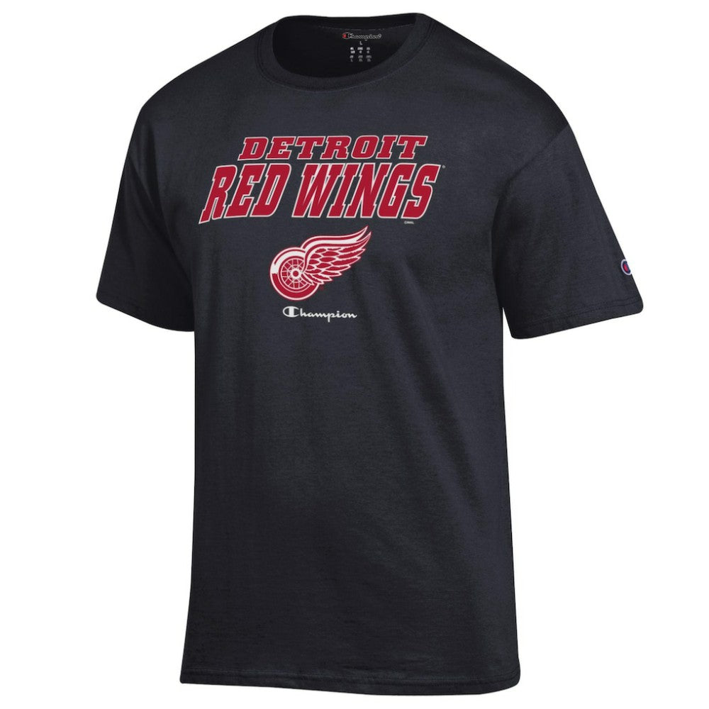 Detroit Red Wings Champion Jersey T-Shirt - Black | US 201078206