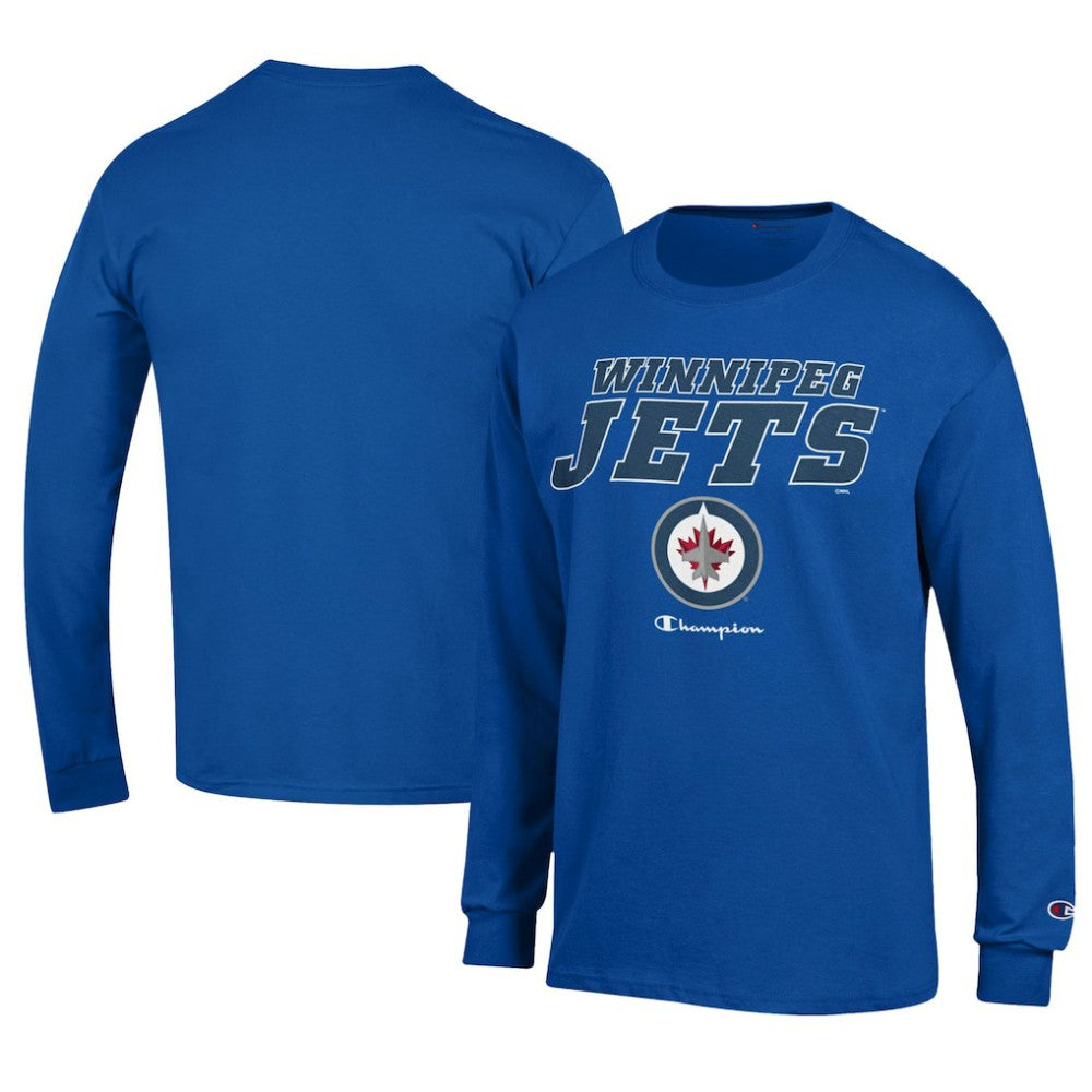 Winnipeg Jets Champion Long-Sleeve Jersey T-Shirt - Royal | US 201078208