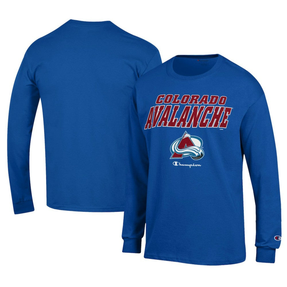 Colorado Avalanche Champion Long-Sleeve Jersey T-Shirt - Royal | US 201078217
