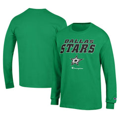Dallas Stars Champion Long-Sleeve Jersey T-Shirt - Kelly Green | US 201078219