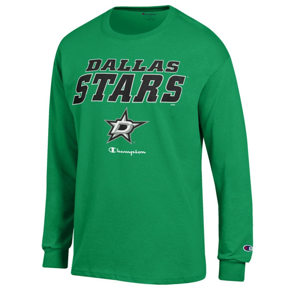Dallas Stars Champion Long-Sleeve Jersey T-Shirt - Kelly Green | US 201078219