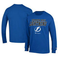 Tampa Bay Lightning Champion Long-Sleeve Jersey T-Shirt - Royal | US 201078226