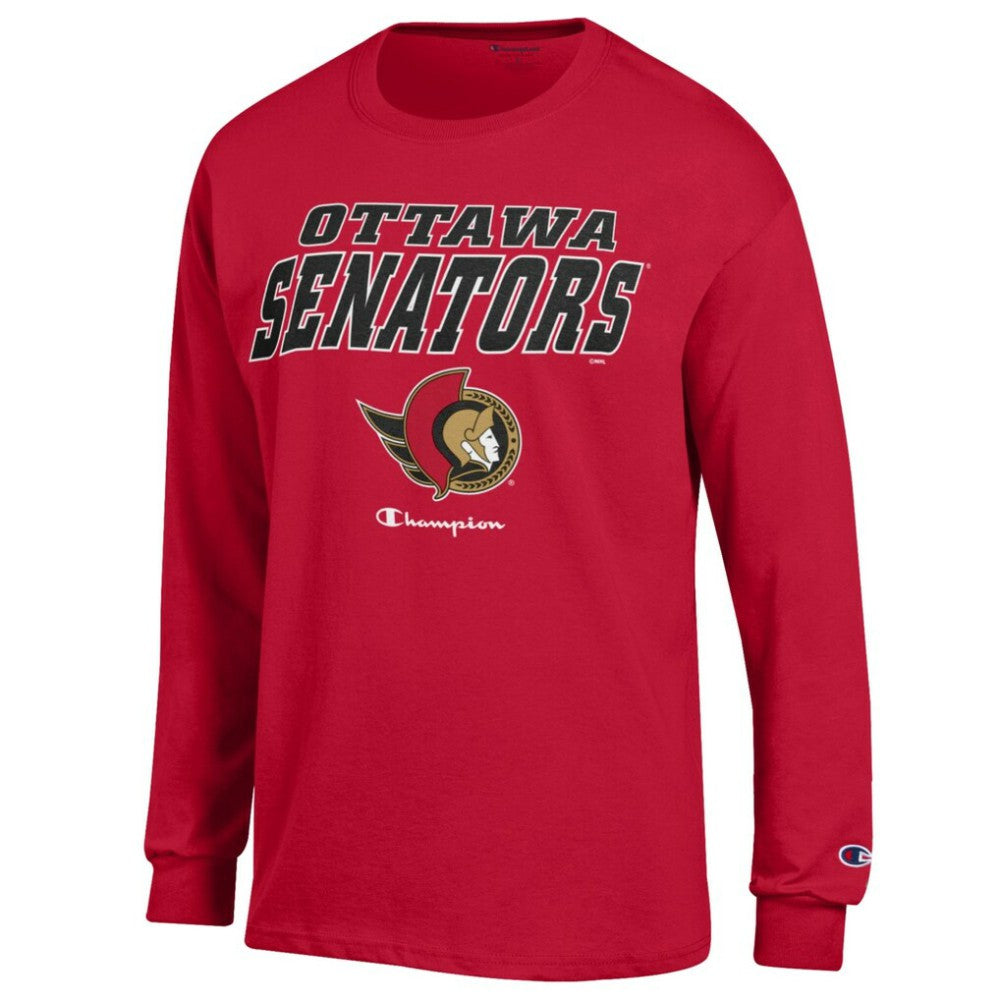 Ottawa Senators Champion Long-Sleeve Jersey T-Shirt - Red | US 201078233