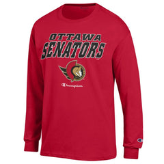 Ottawa Senators Champion Long-Sleeve Jersey T-Shirt - Red | US 201078233