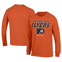 Philadelphia Flyers Champion Long-Sleeve Jersey T-Shirt - Orange | US 201078234