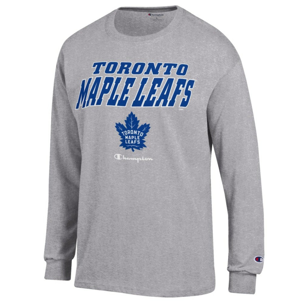 Toronto Maple Leafs Champion Long-Sleeve Jersey T-Shirt - Gray | US 201078236