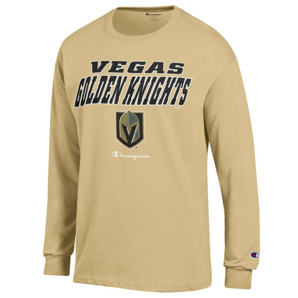 Vegas Golden Knights Champion Long-Sleeve Jersey T-Shirt - Yellow | US 201078237