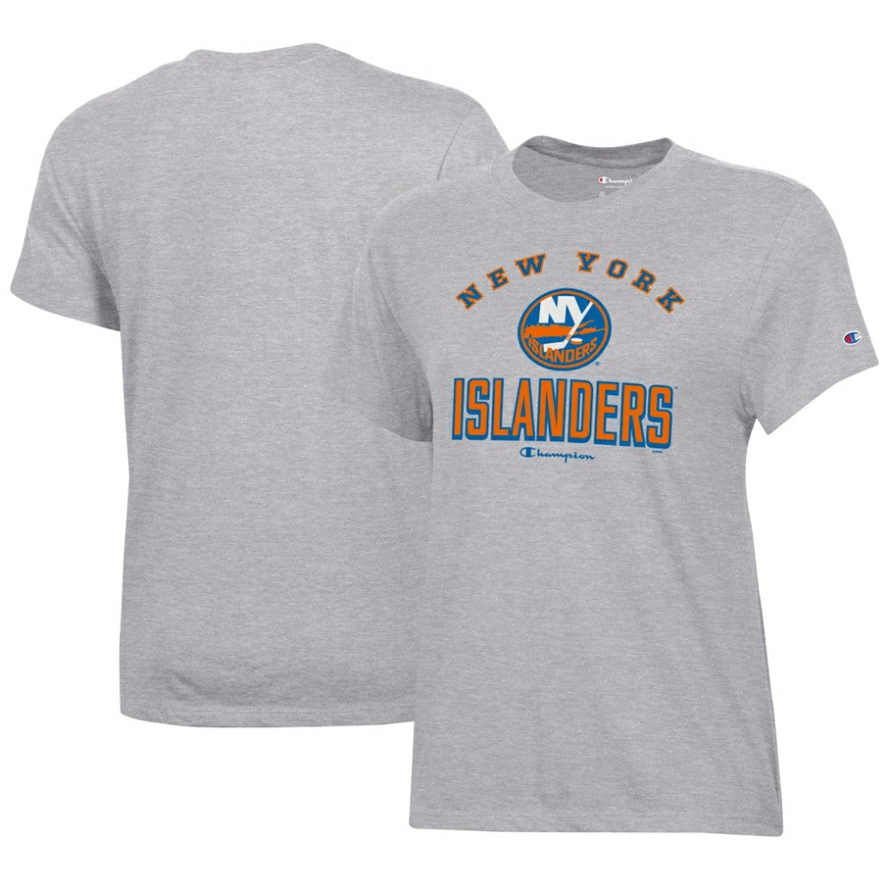New York Islanders Champion Women's Core T-Shirt - Heather Gray | US 201078244