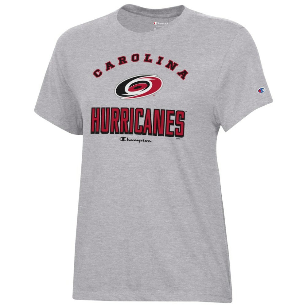 Carolina Hurricanes Champion Women's Core T-Shirt - Heather Gray | US 201078245