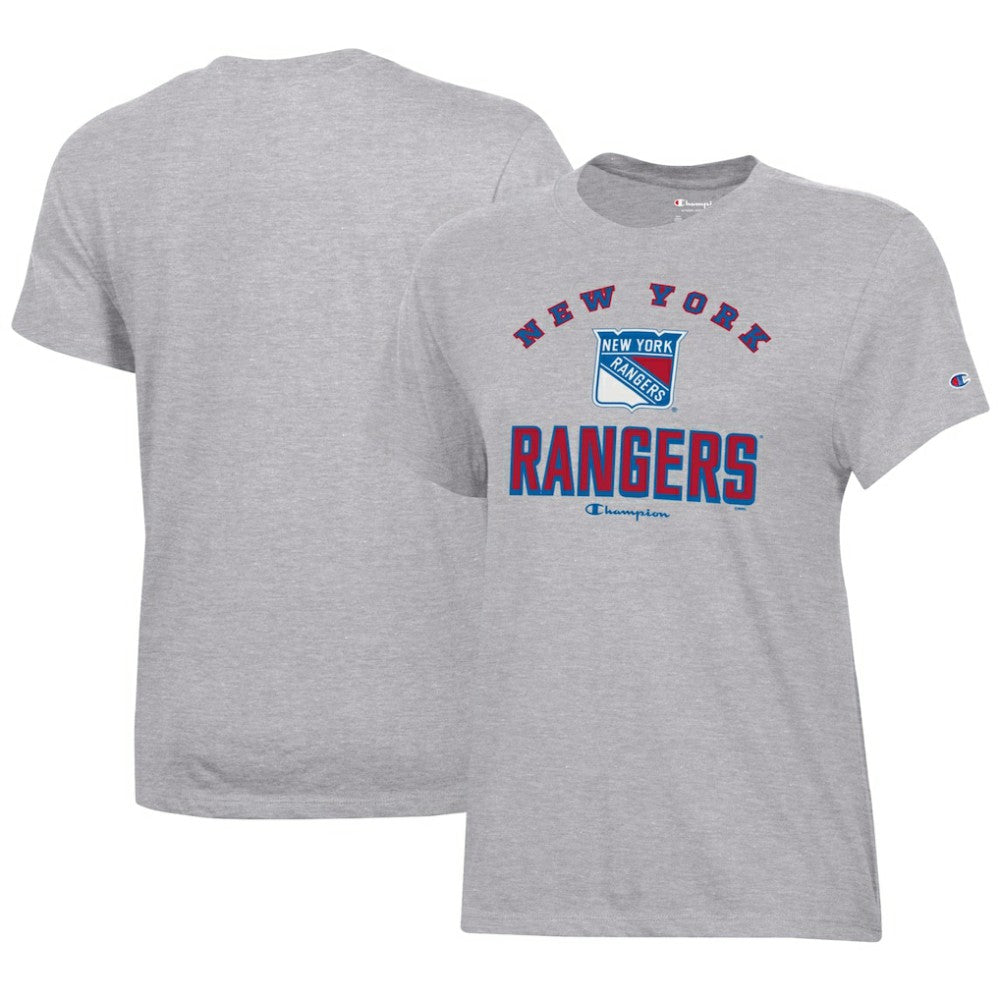 New York Rangers Champion Women's Core T-Shirt - Heather Gray | US 201078246
