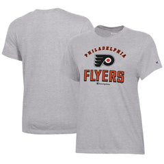 Philadelphia Flyers Champion Women's Core T-Shirt - Heather Gray | US 201078248