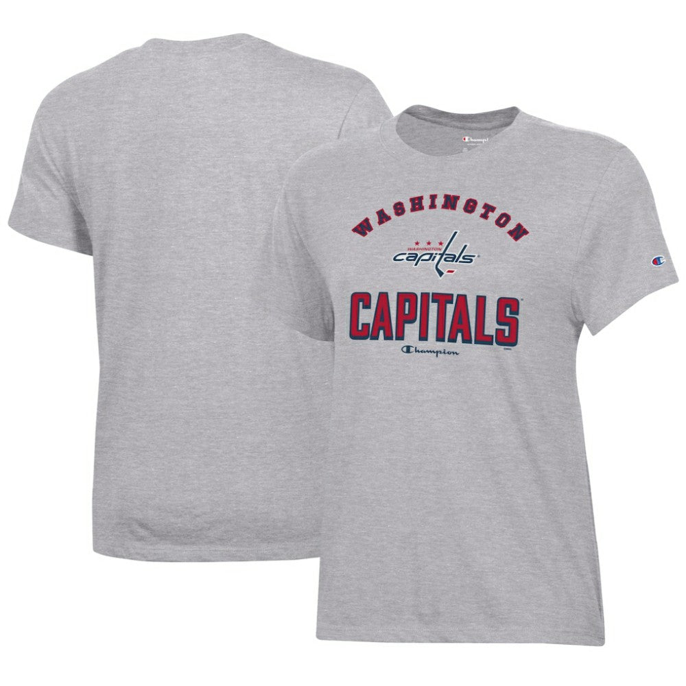 Washington Capitals Champion Women's Core T-Shirt - Heather Gray | US 201078255