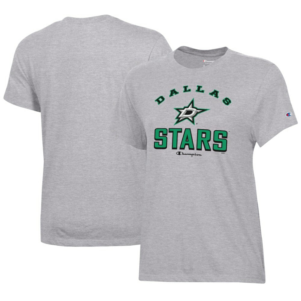 Dallas Stars Champion Women's Core T-Shirt - Heather Gray | US 201078258
