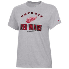 Detroit Red Wings Champion Women's Core T-Shirt - Heather Gray | US 201078267